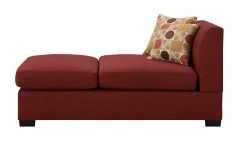 Red Chaise Lounges