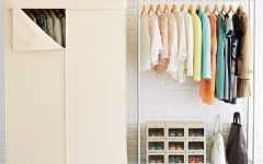  Best 10+ of Wardrobes with Cover Clothes Rack