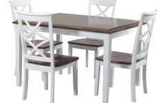 Craftsman 5 Piece Round Dining Sets with Side Chairs