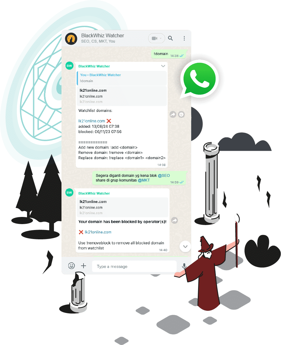 Cek Nawala Otomatis WA