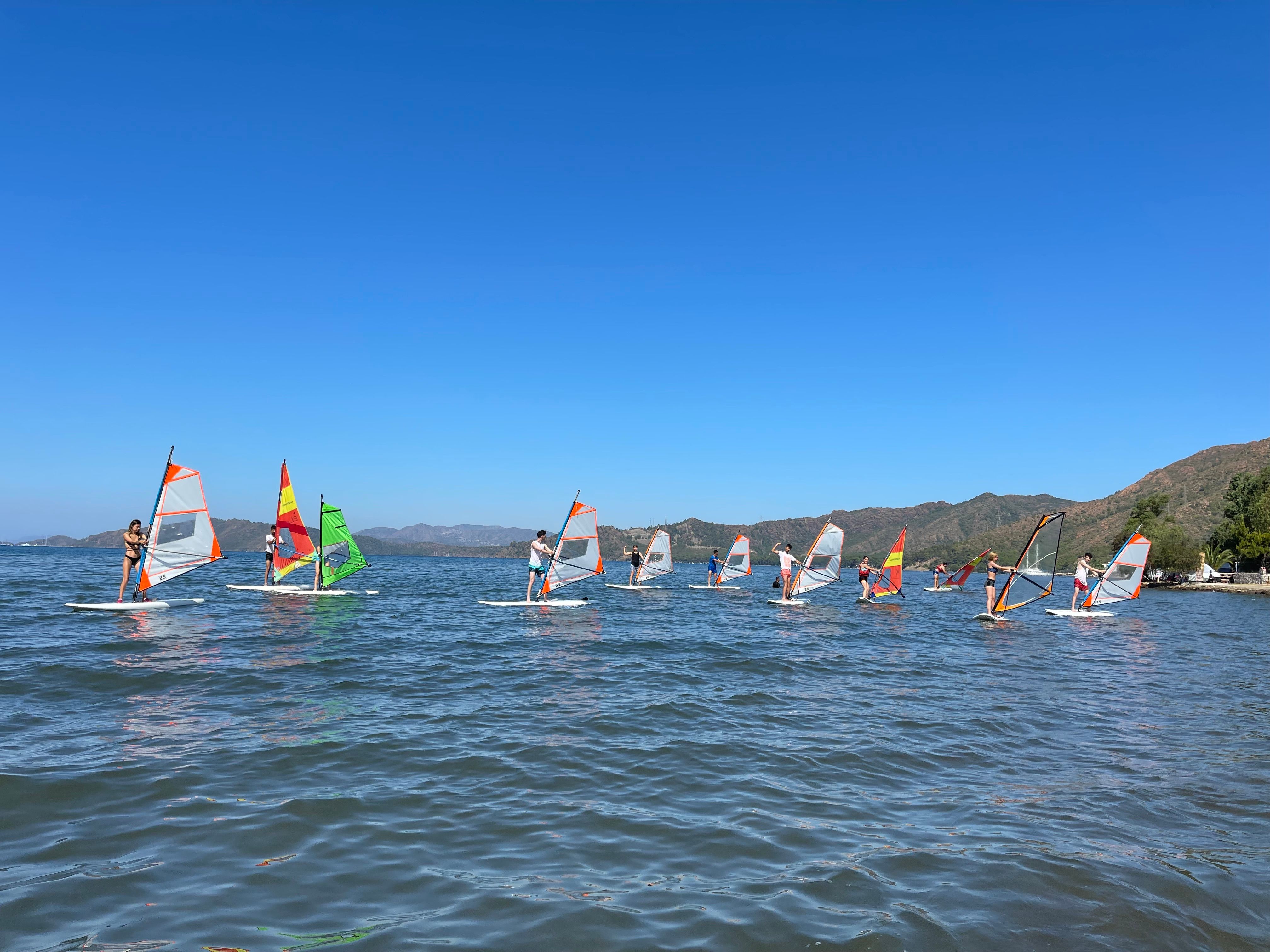 Harness the wind with our windsurf lessons