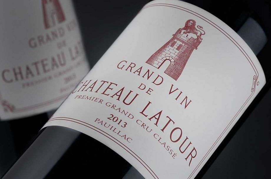 Château Latour 紅酒背景