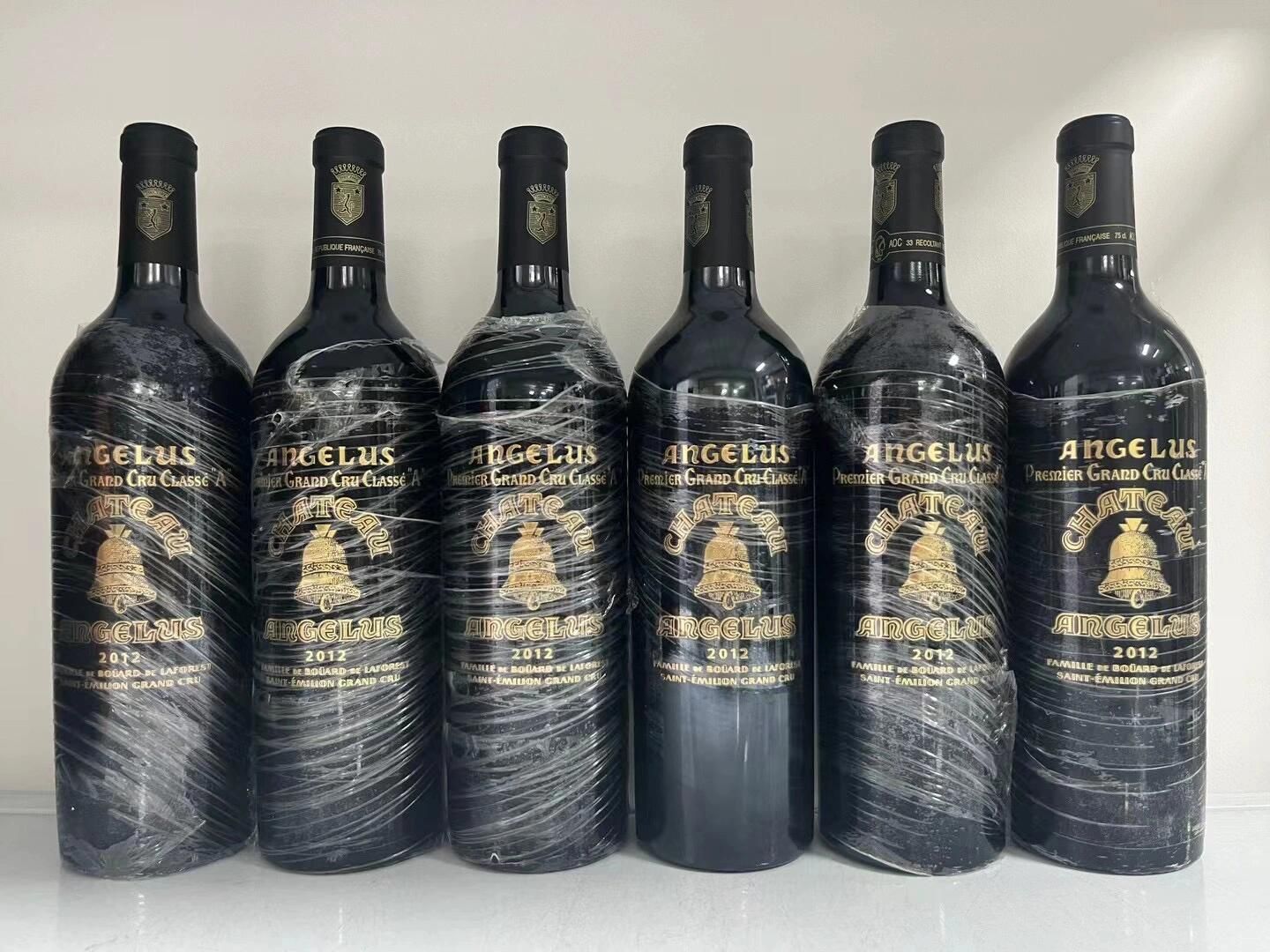 金鐘酒莊 Angélus 回收前液位酒標封帽原箱來源檢查示意圖