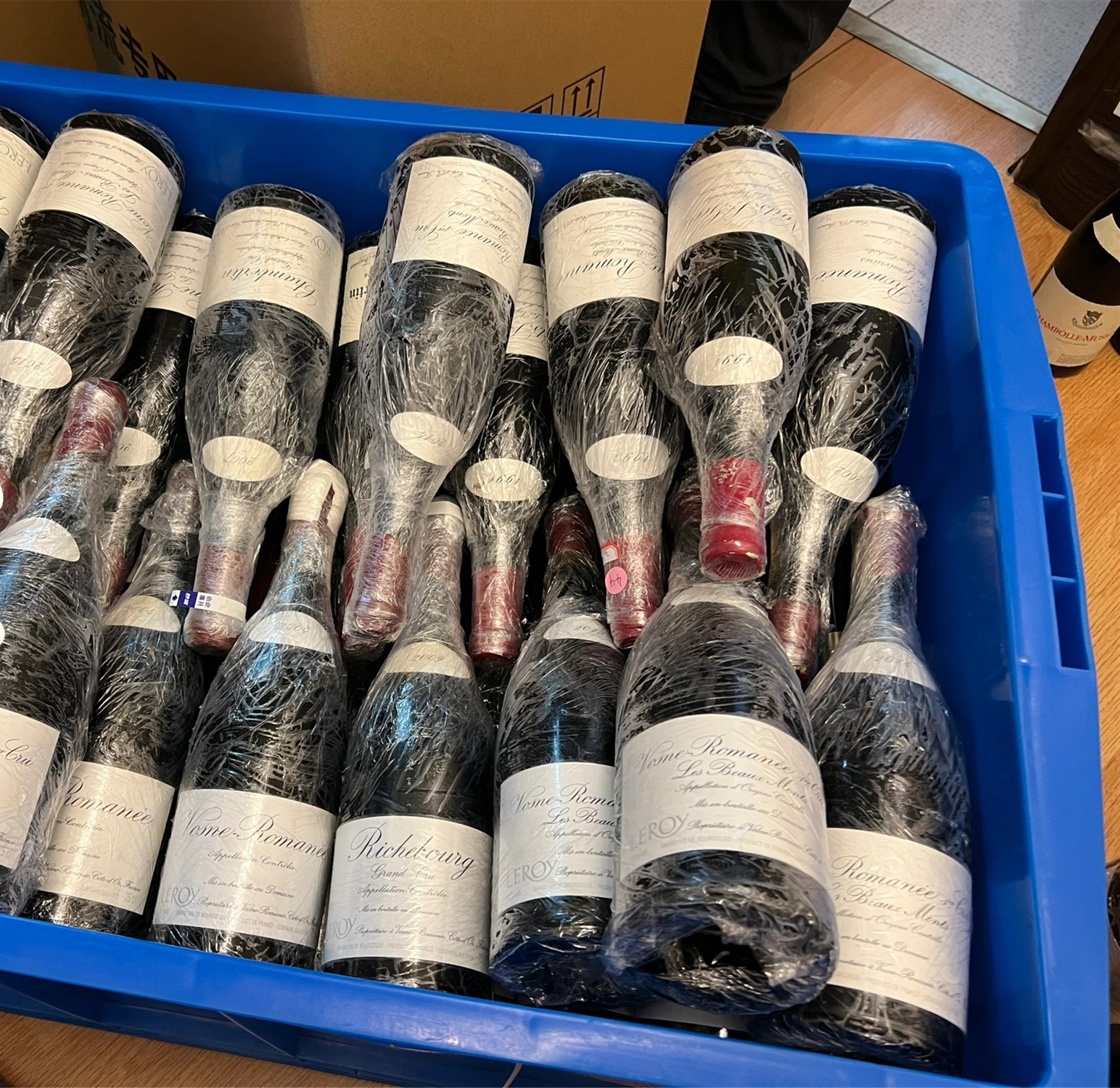 Leroy 紅頭白頭與 Domaine d'Auvenay 價值階梯示意圖