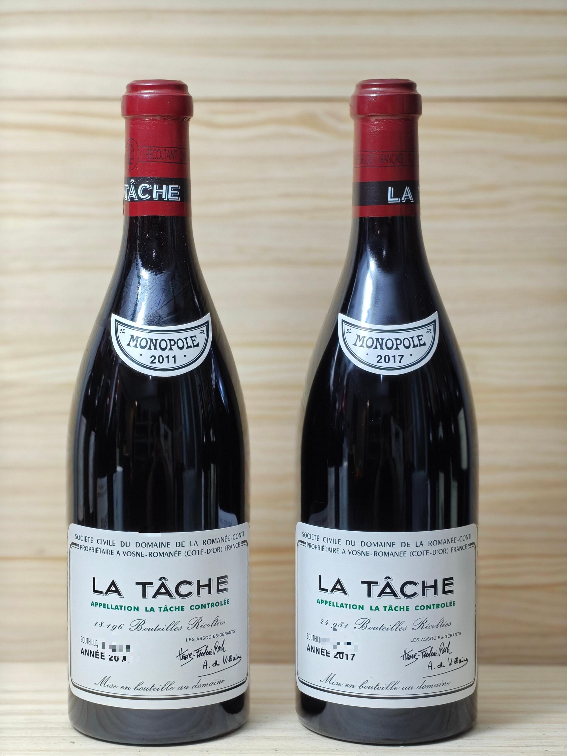 DRC La Tâche 原裝木箱 OWC 與來源證明估價示意圖