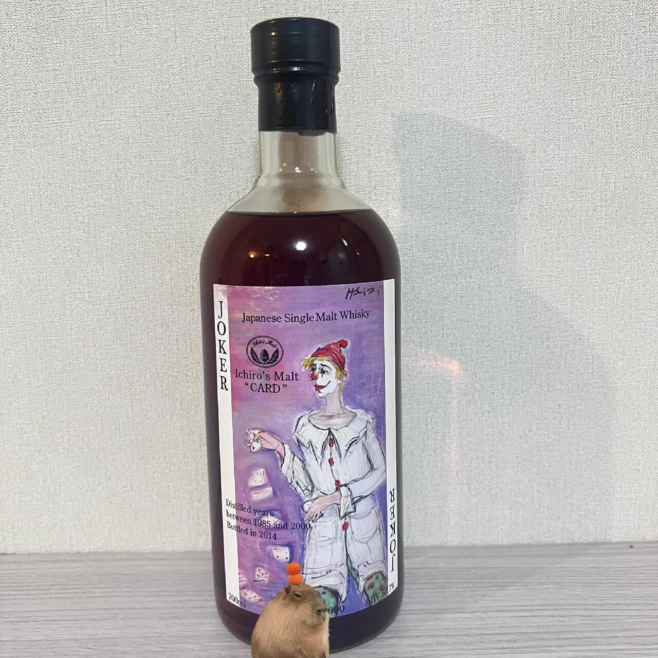 羽生撲克牌系列酒瓶水位封口與盒證鑑定重點示意圖