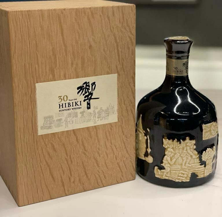 響威士忌有田燒九谷燒花鳥風月陶瓷特別版