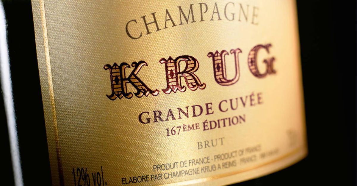Krug 無年份香檳特寫