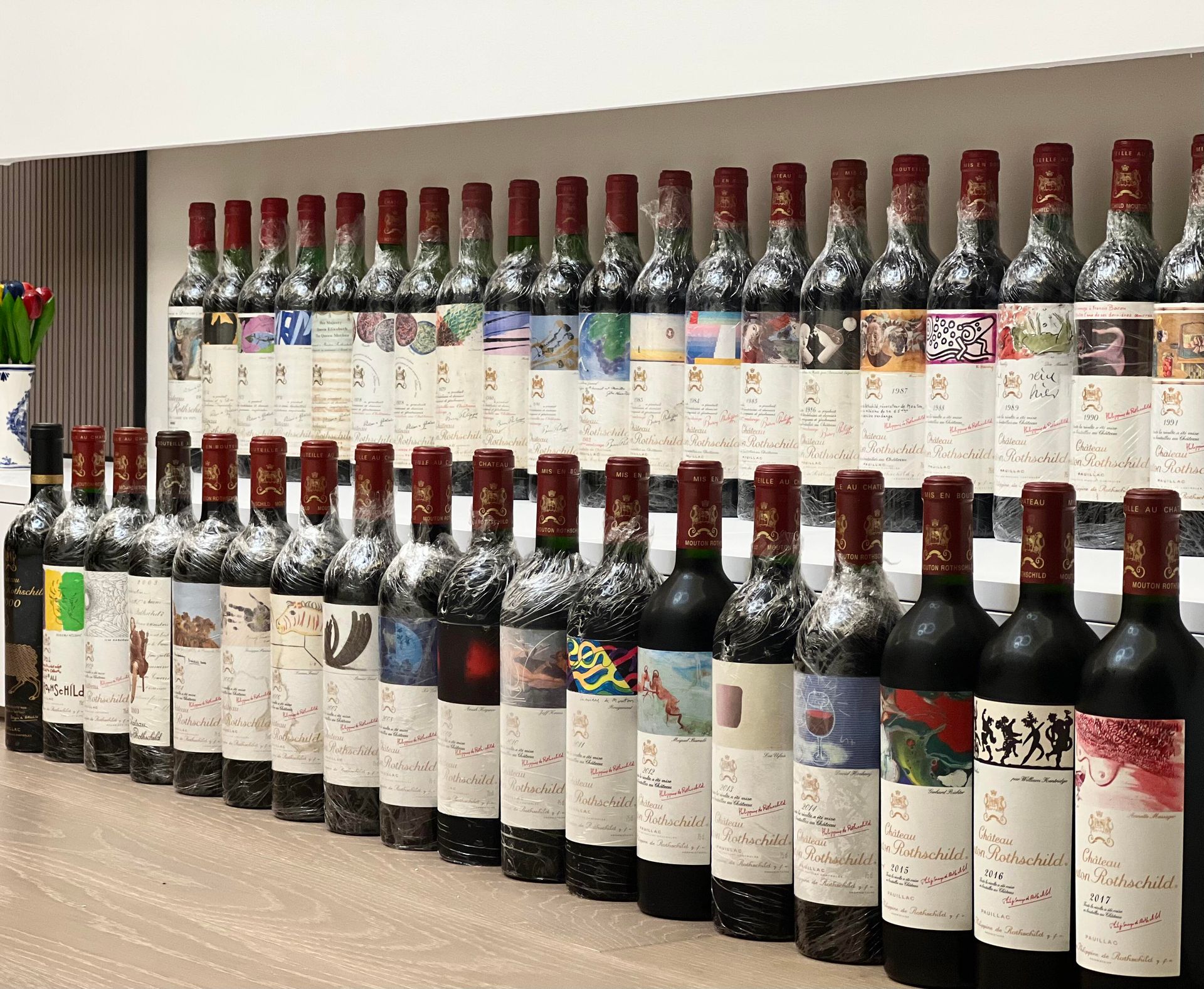 木桐 Mouton Rothschild 經典藝術家酒標年份時間線