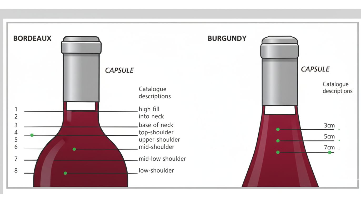 名酒水位高度與價值關係圖解