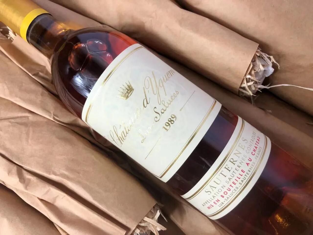 Yquem 滴金堡 1988 1989 1990 年份風格與回收價值比較圖