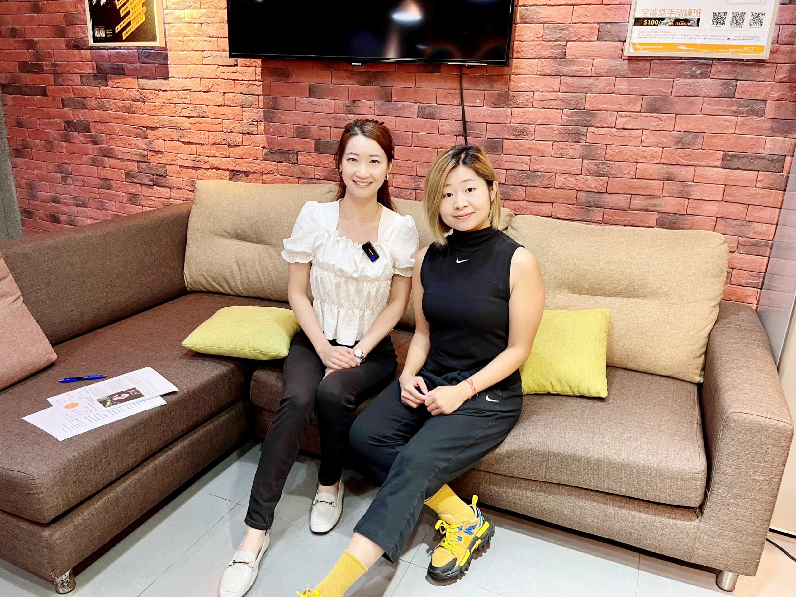 Music studio interview with musician Melody LokTung - MC Wini Mak