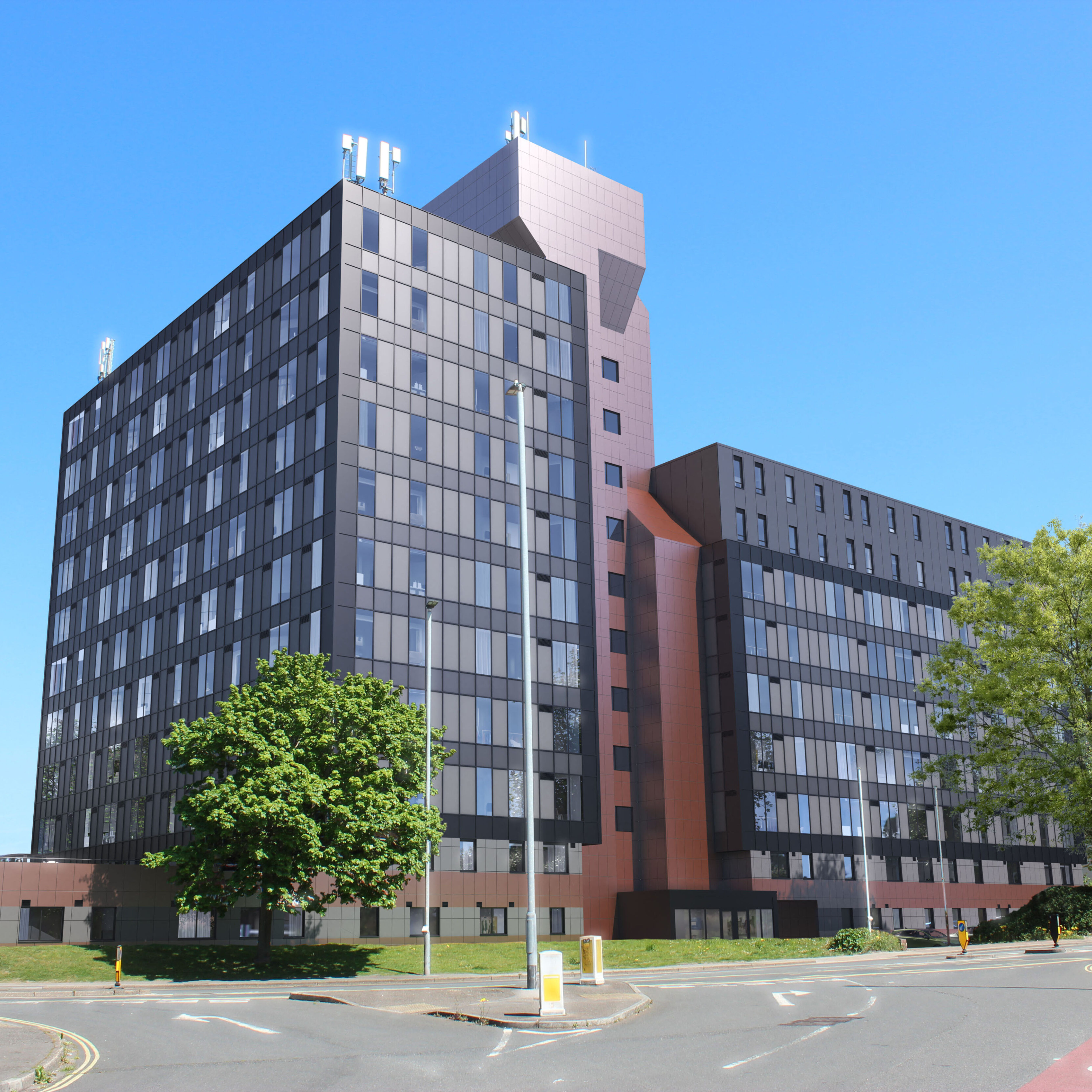 Sustainable building design example demonstrating energy performance optimisation