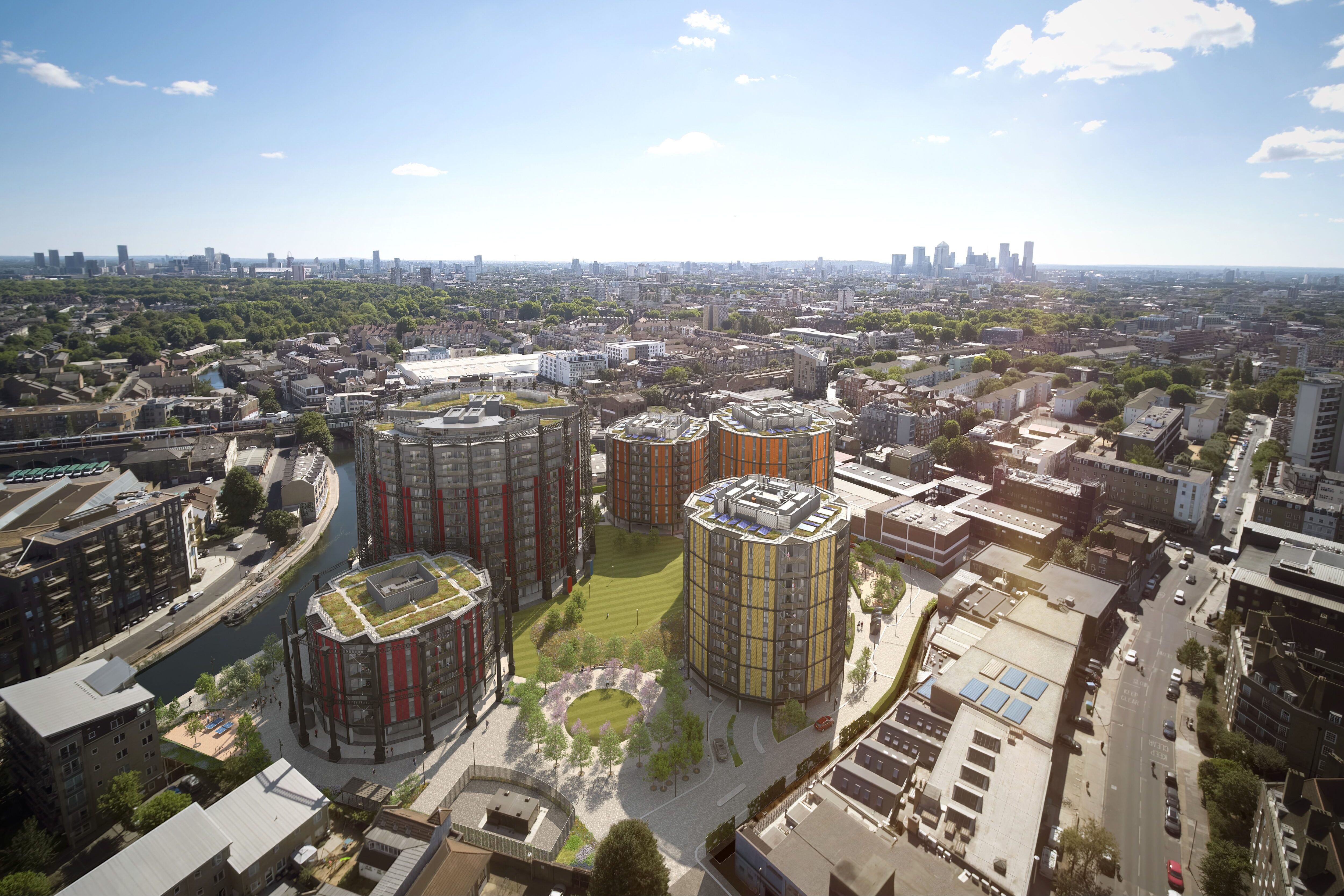 Regent's View birds eye view cgi
