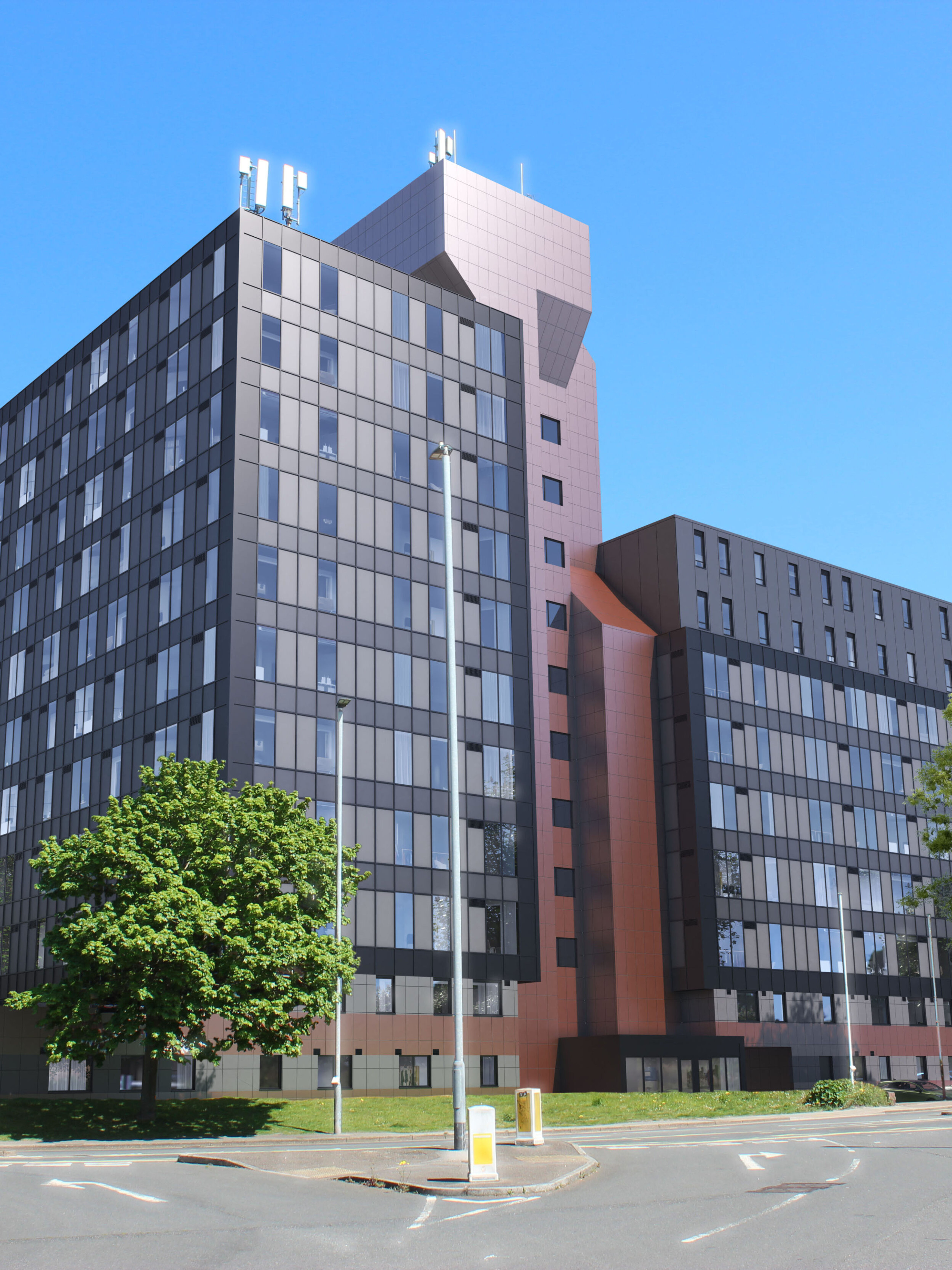 Sustainable building design example demonstrating energy performance optimisation