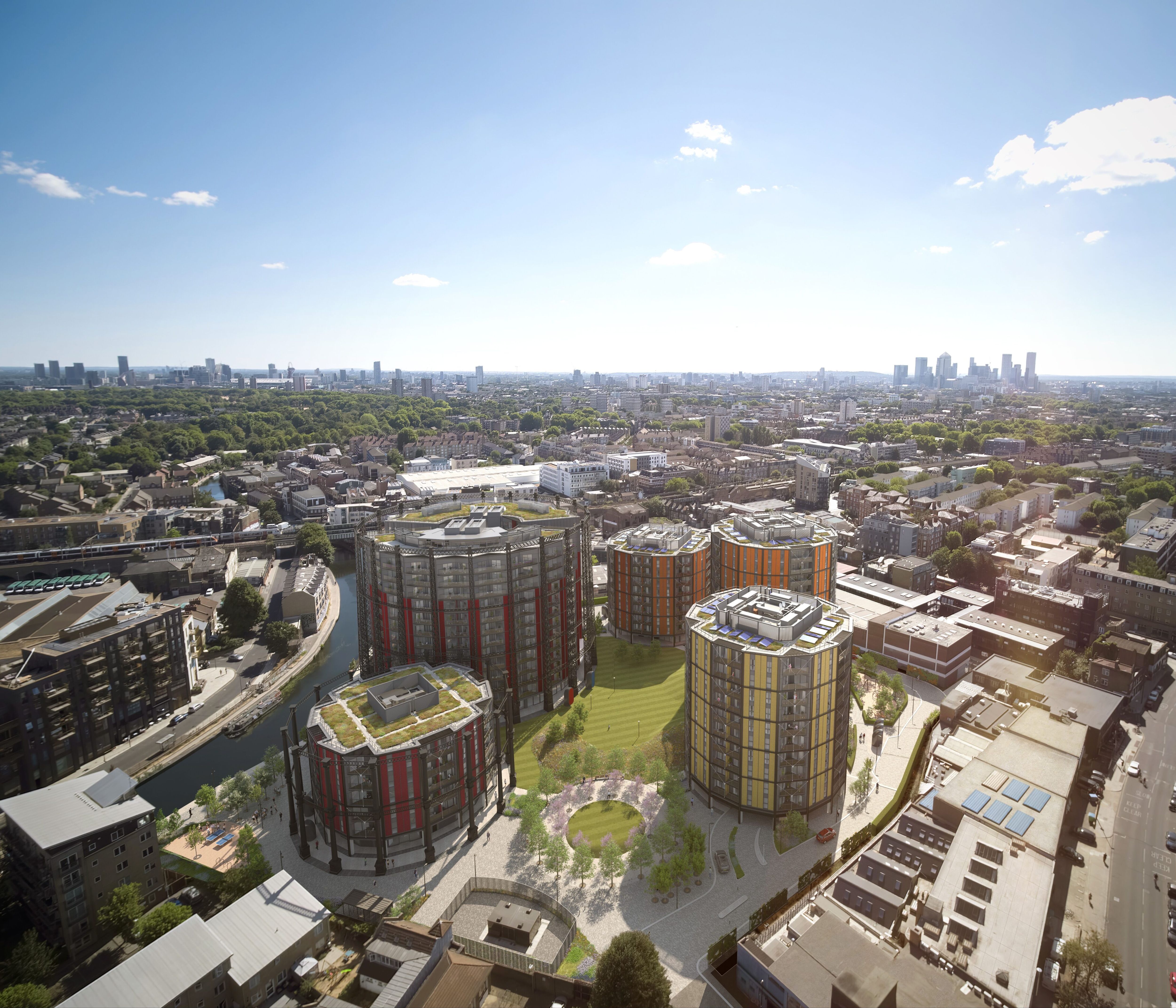 Regent's View birds eye view cgi