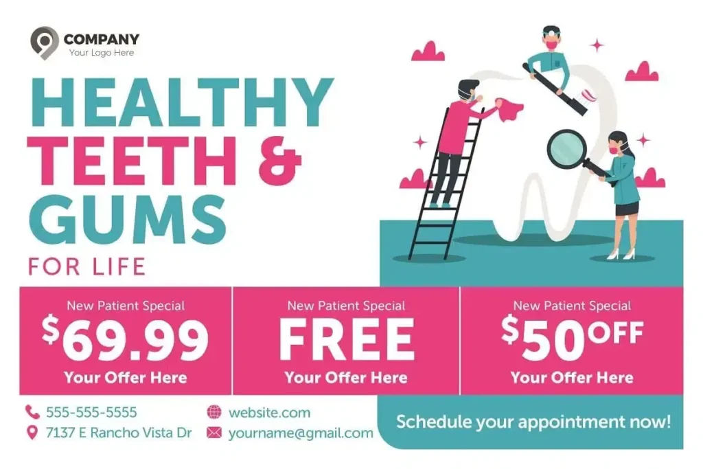 dental postcards