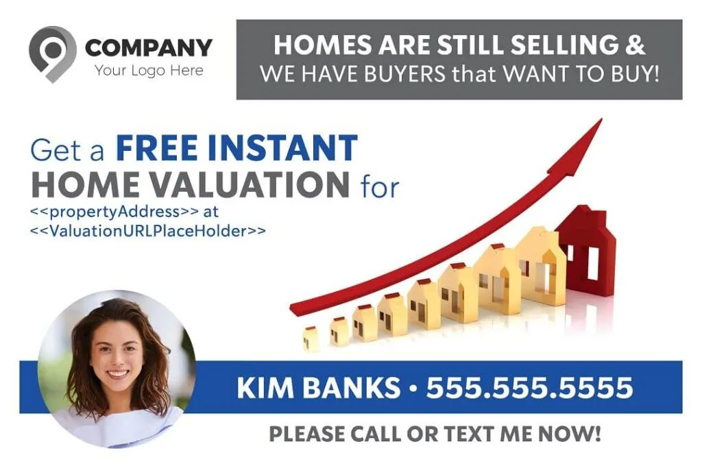 just sold real estate postcards