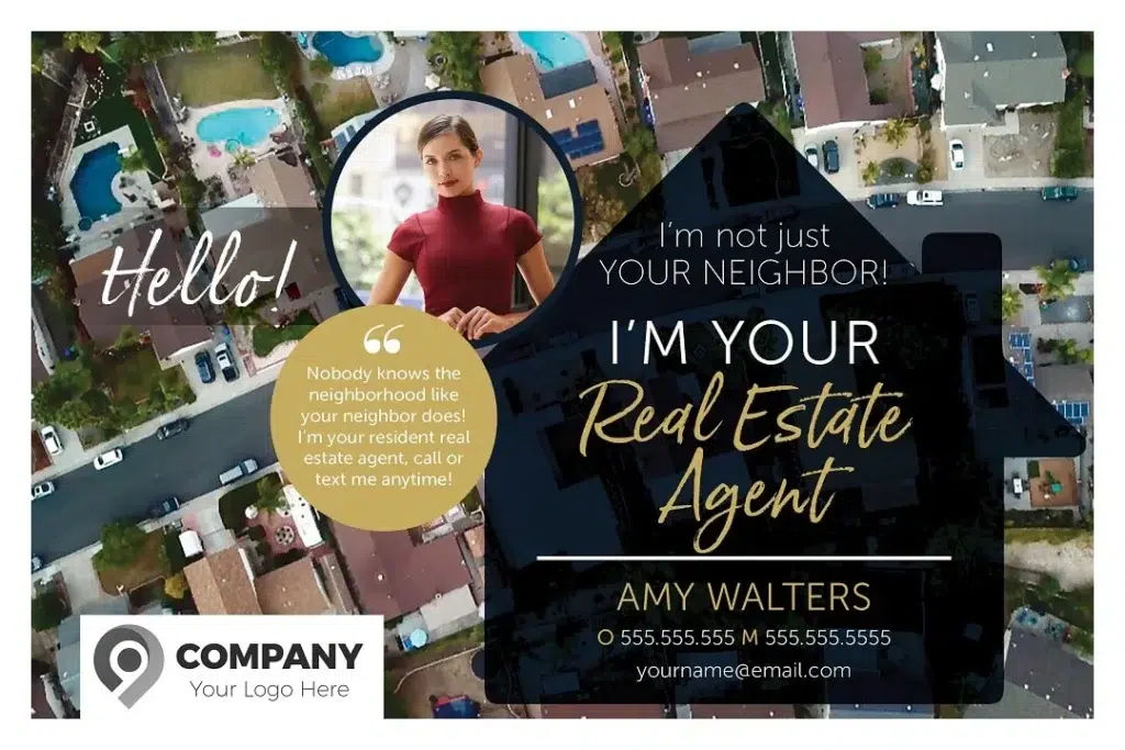 real estate postcards
