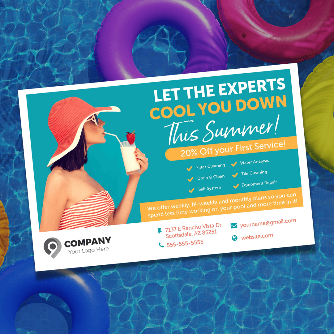 Business postcard example 3