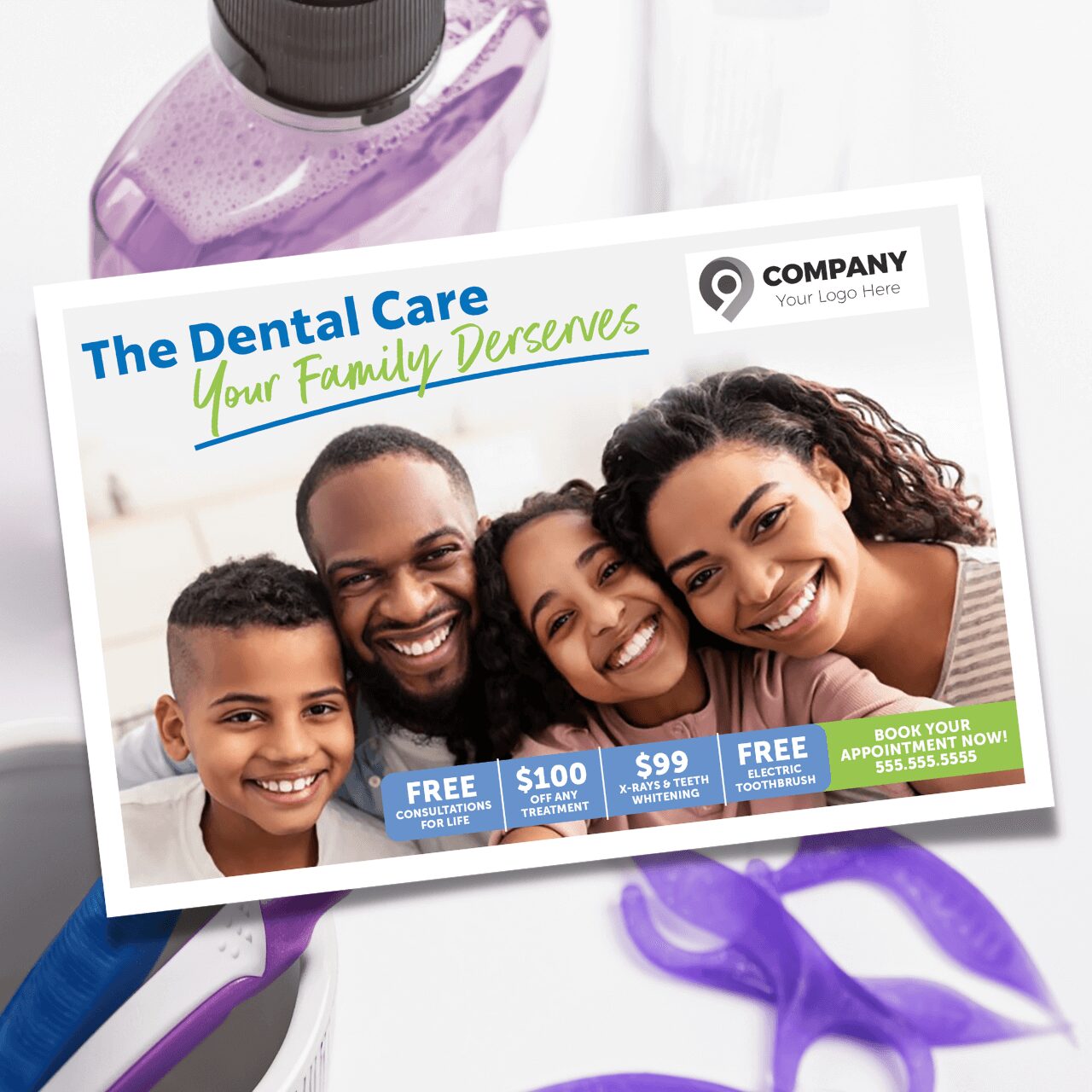 Dental postcard example 2