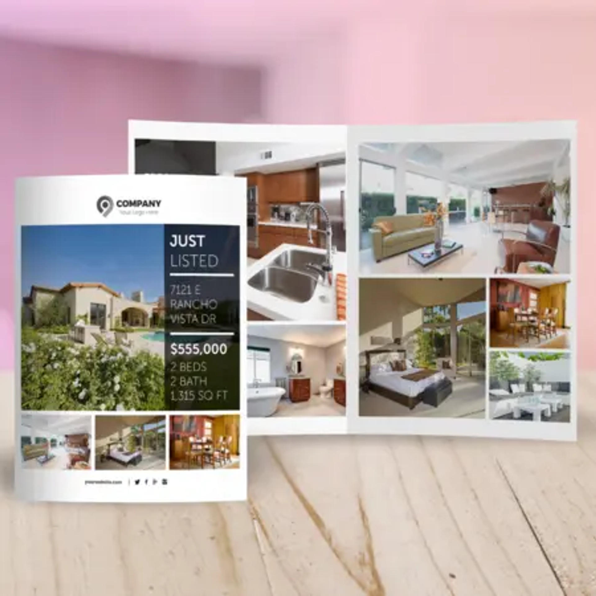 Real Estate Listing Brochures