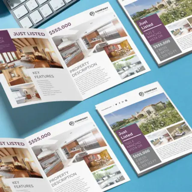 custom real estate brochure