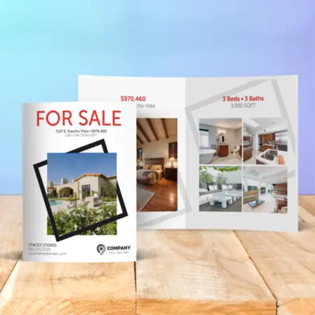 custom real estate brochure