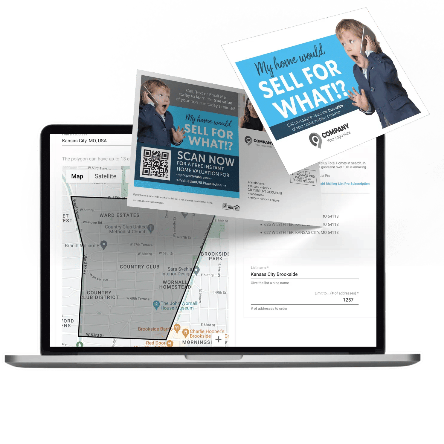 Advanced mailing list builder interface