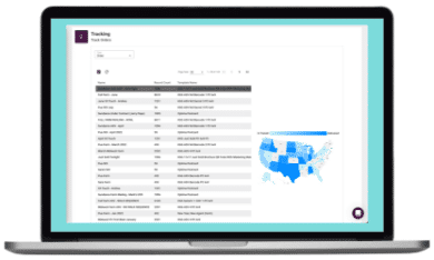 Mail campaign tracking dashboard
