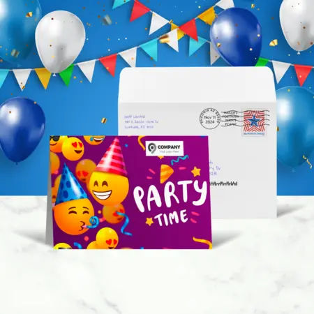 Birthday greeting card design 2