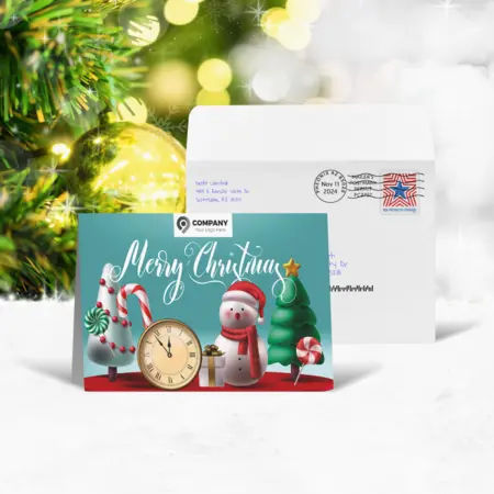 Christmas greeting card design 2