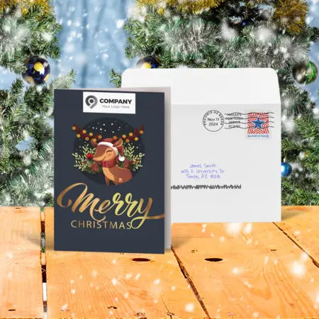 Christmas greeting card design 4