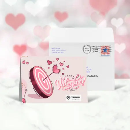 Valentine's Day greeting card design 4