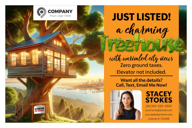 April Fools Real Estate Postcards