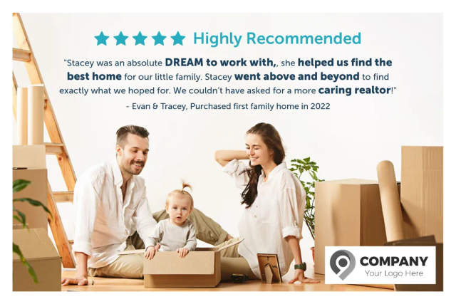 Client Testimonials Postcards