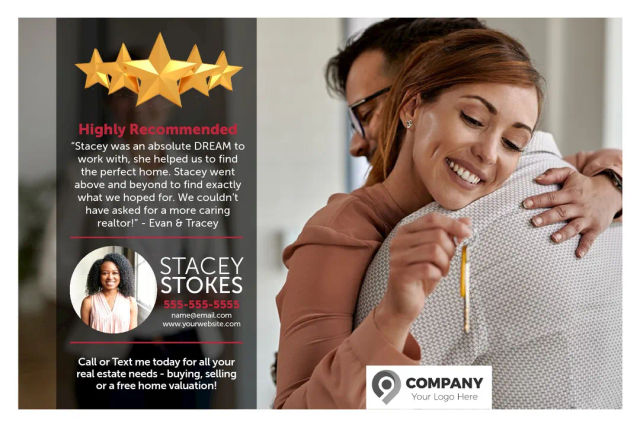 Client Testimonials Postcards