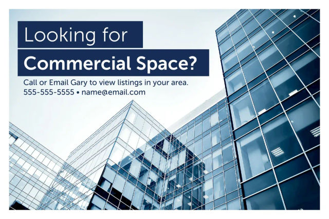 Commercial Real Estate Postcards