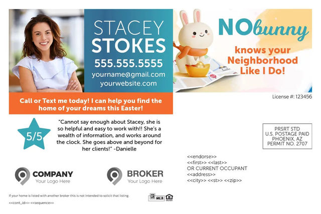 Easter Real Estate Postcards