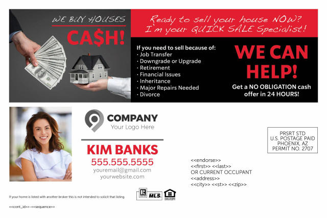 Real Estate Investor Postcards