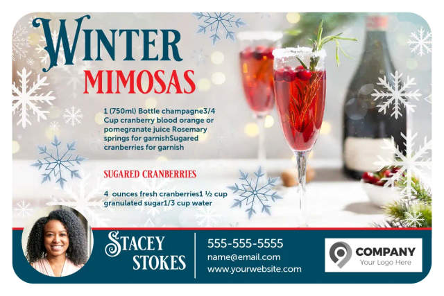 Real Estate Winter Postcards