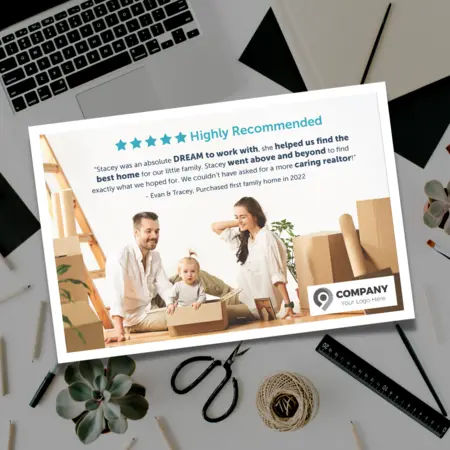 Client Testimonial Postcards