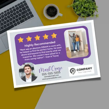 Client Testimonial Postcards