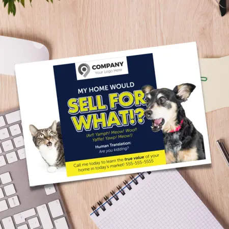 Cute Animals Valuation Postcards