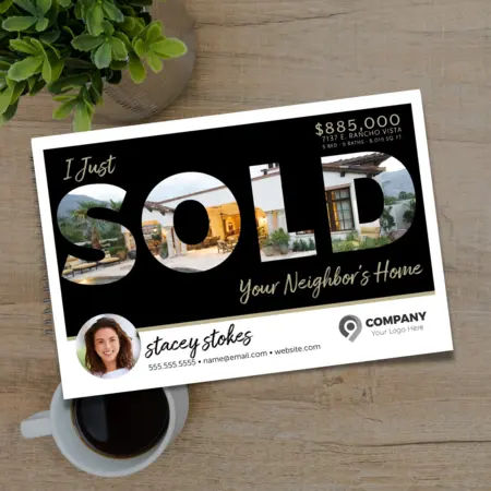 Just Sold Your Neighbor's Home Postcards