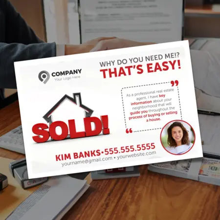 List with a Realtor Postcards