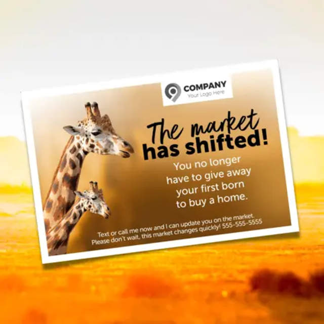 Market Has Shifted Postcards