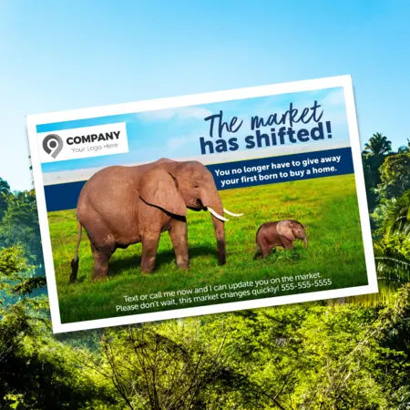 Market Has Shifted Postcards