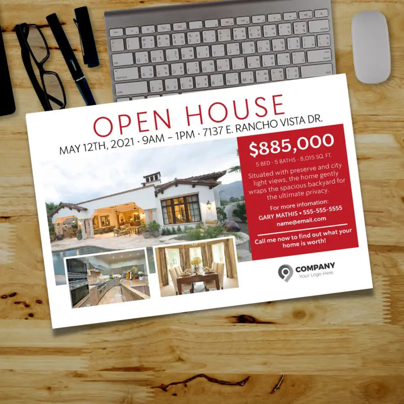 Open House Invite Postcards