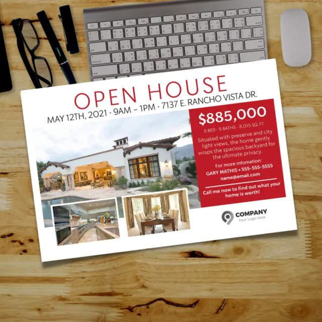 Open House Invite Postcards